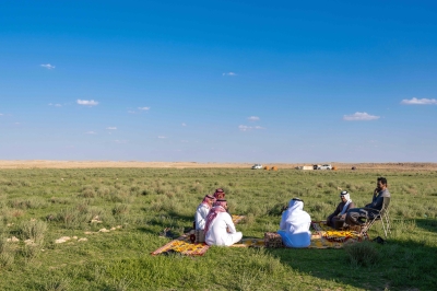 الأمطار ترسم لوحة منعشة في فياض 