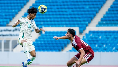 أخضر 20 يتعادل مع منتخب قطر في مناورة ضمن معسكره