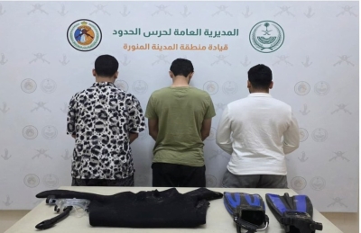 ضبط 3 مخالفين للصيد دون تصريح في ينبع