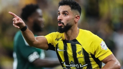 عضلة الساق اليمنى تبعد صالح الشهري عن الاتحاد