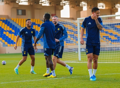 النصر يختتم استعداداته لمواجهة الأخدود