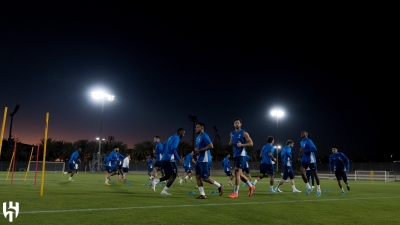 كنو وناصر في تدريبات الهلال.. وكوليبالي تحت المتابعة