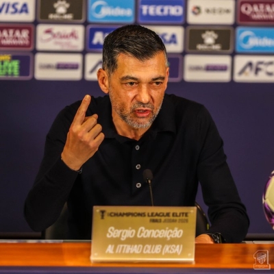 كونسيساو: سعيد بردة فعل لاعبي الاتحاد رغم الضغط الكبير