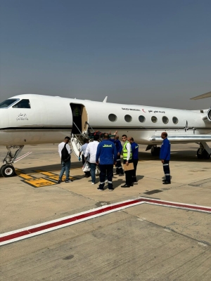 إخلاء طبي لمواطنيْنِ من القاهرة إلى المملكة