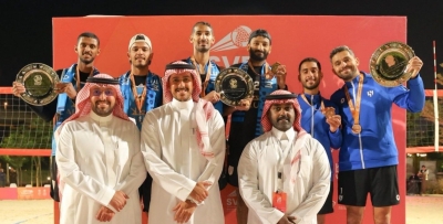 تتويج أبطال المملكة للأندية للكرة الطائرة الشاطئية في الرياض
