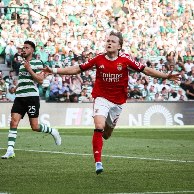 هدف قاتل يقود بنفيكا للفوز على سبورتينج في ديربي لشبونة