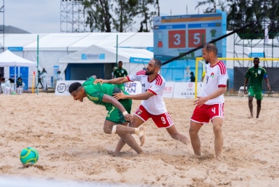 الأخضر يتأهل لنصف نهائي دورة الألعاب الآسيوية الشاطئية