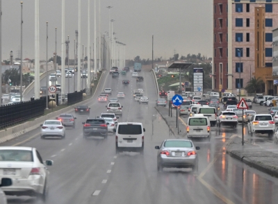 أمطار مصحوبة ببرد على معظم المناطق