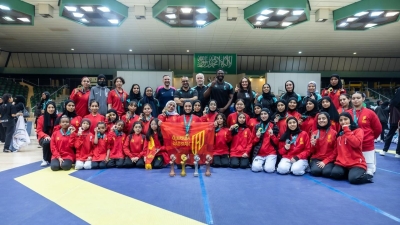 سيدات القادسية يتوّجن بكأس السوبر للتايكوندو