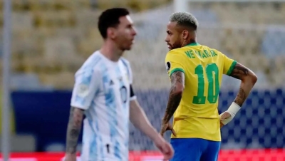 ميسي يدعم تواجد نيمار إلى قائمة البرازيل في المونديال