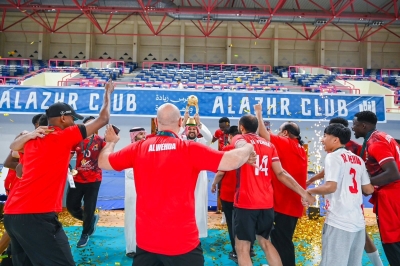 الوحدة يصعد إلى دوري الدرجة الأولى لكرة الطائرة