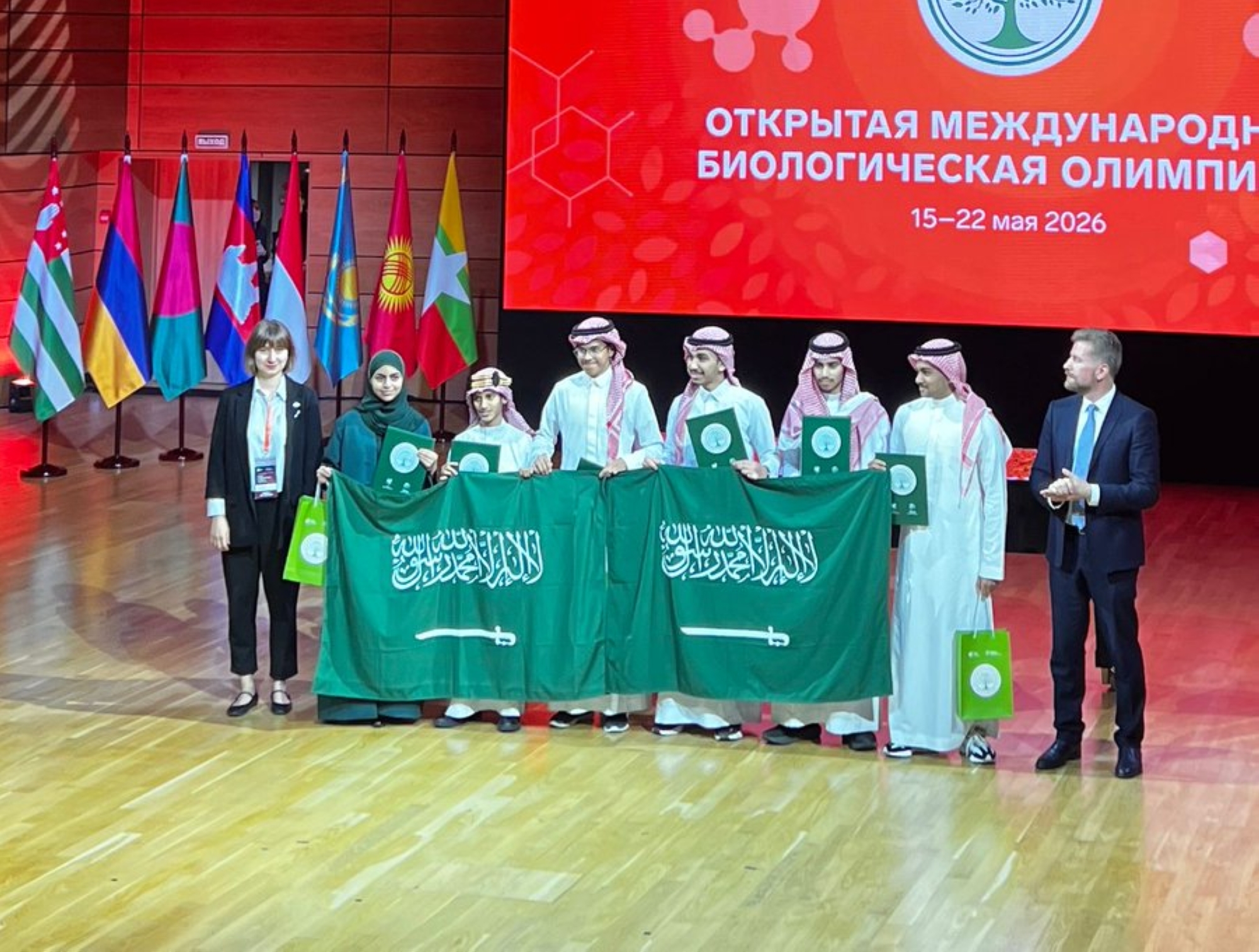6 ميداليات دولية للمنتخب السعودي في أولمبياد الأحياء الدولي