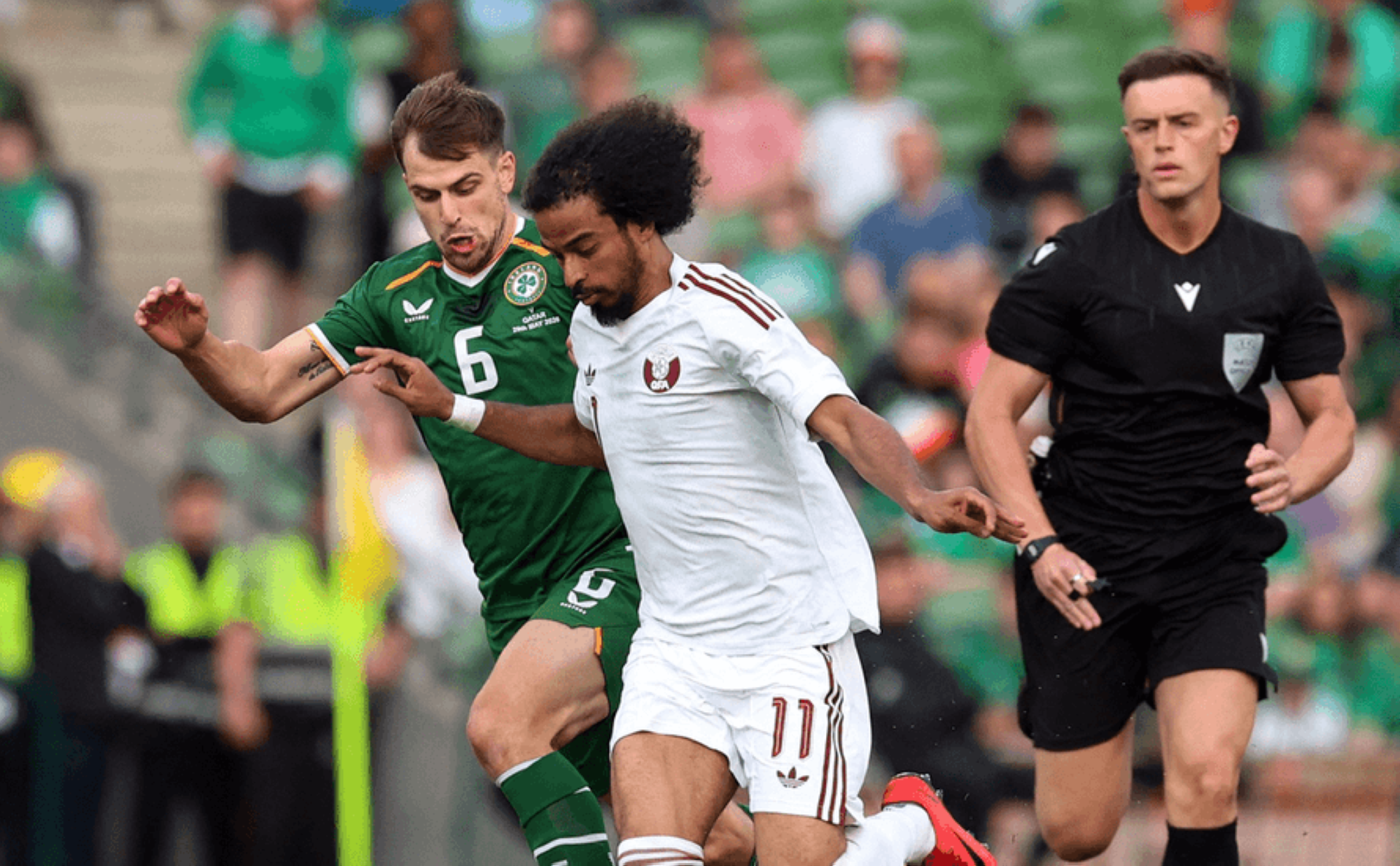 قطر تسقط أمام أيرلندا الشمالية وديًا قبل كأس العالم