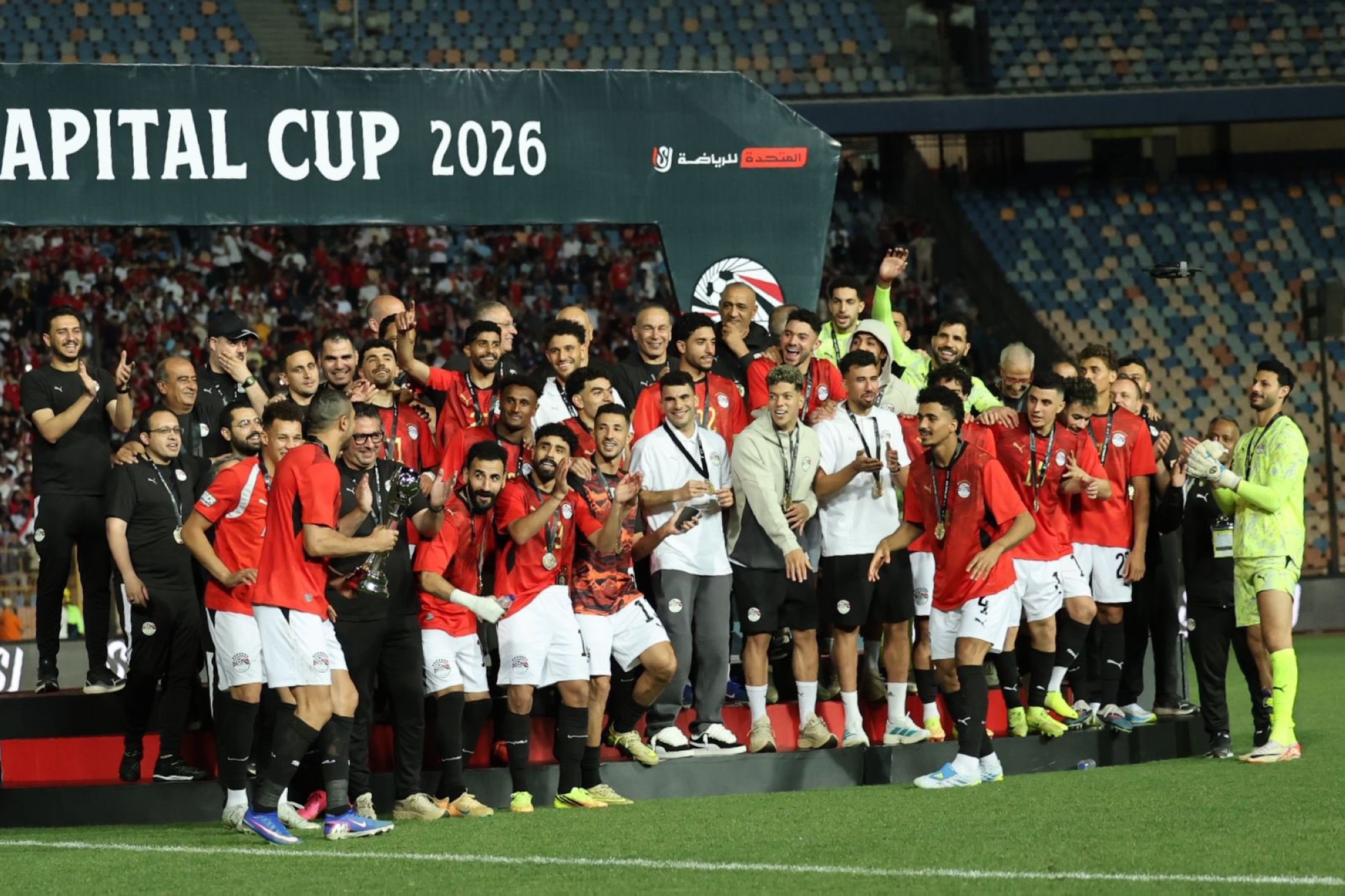جماهير مصر تودع منتخبها قبل السفر لكأس العالم