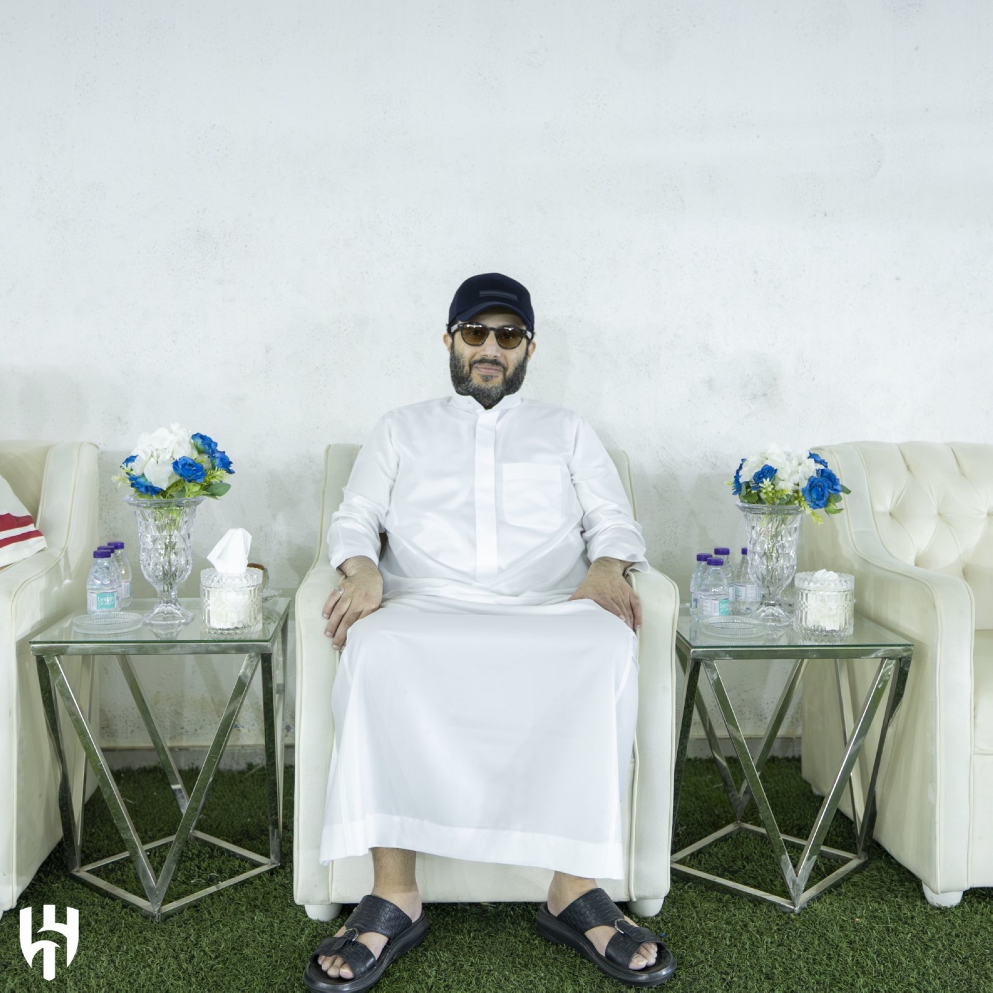 تركي آل الشيخ يحضر مباراة بأكاديمية الهلال بـ