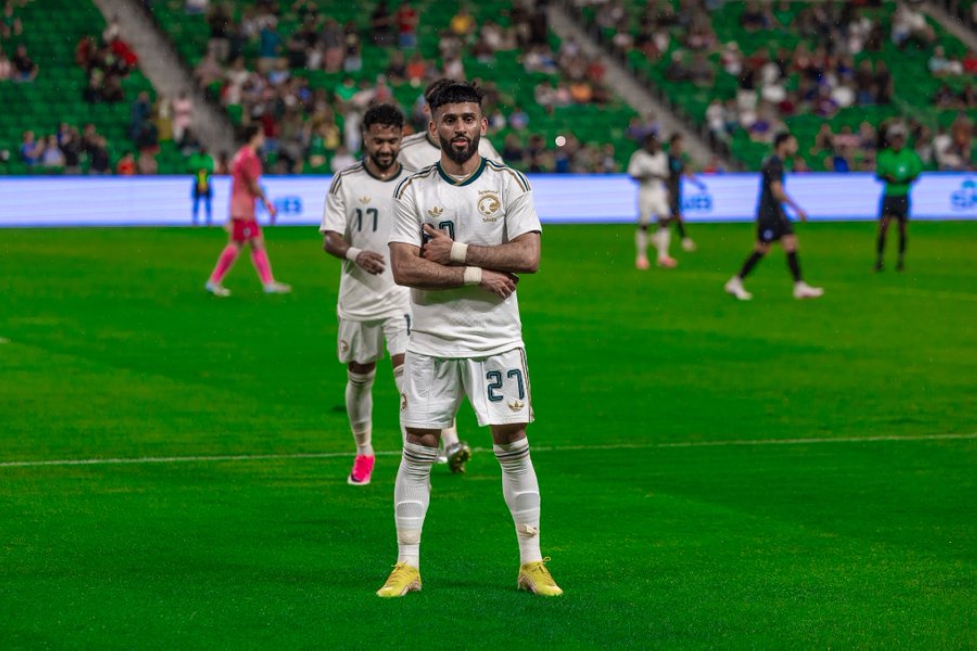 مندش يقتحم سجل هدافي الأخضر في أمريكا