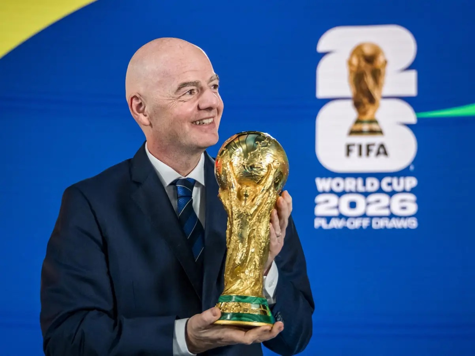 رئيس الفيفا يعقد مؤتمرًا صحفيًا عشية افتتاح كأس العالم 2026