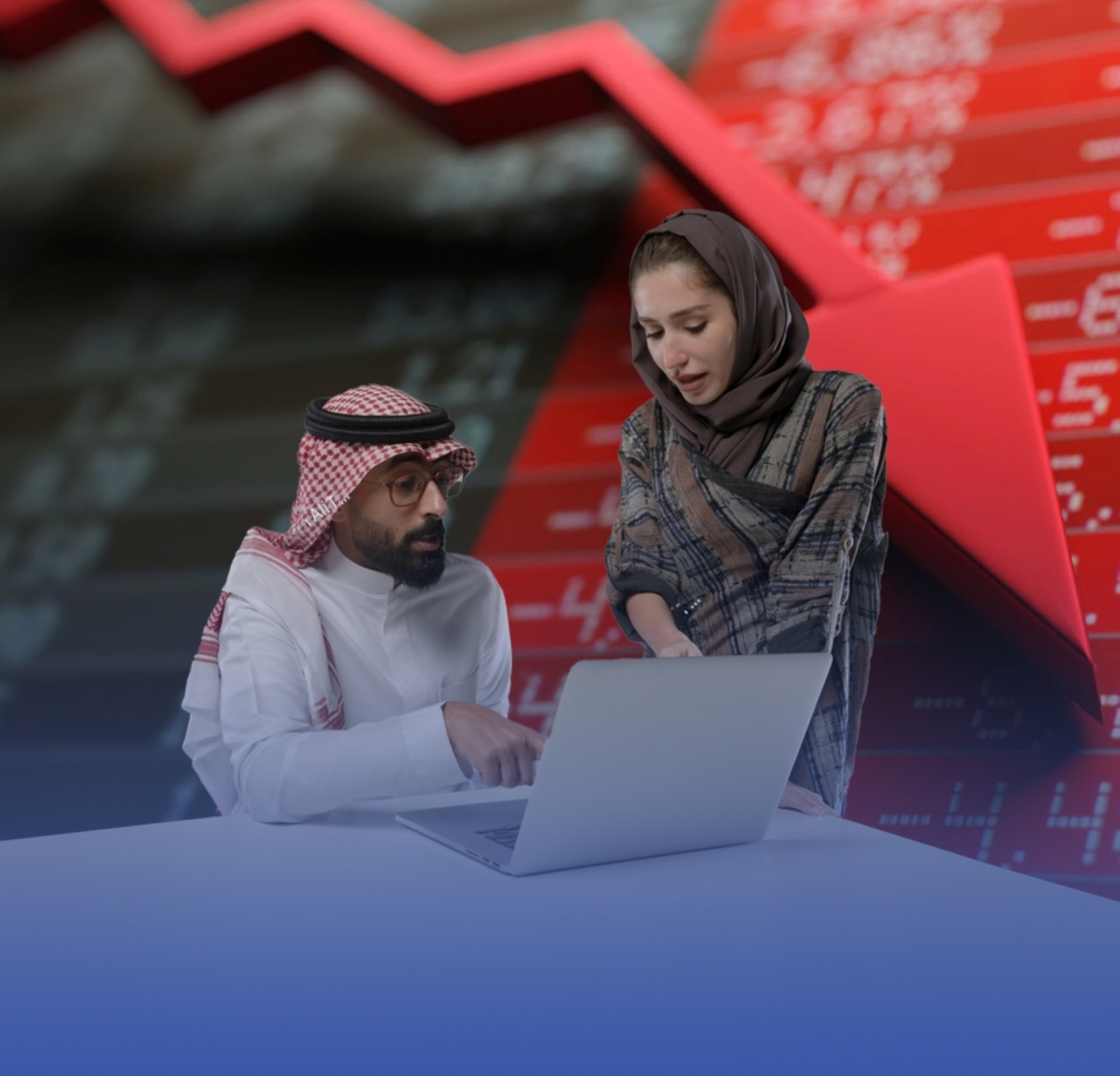 سوق الأسهم يتراجع 103 نقاط بتداولات 5.7 مليار